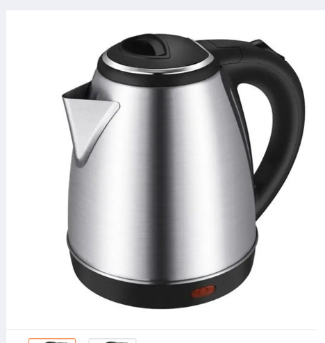 2L-Electric Kettle Water Fast Boiling, Auto Shut-Off,  Stainless Steel  Aesthetic LED light Capacity 2 LTR and Safety Features