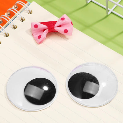 Pack of 20 Black and White Moving Googly Eyes for Crafts