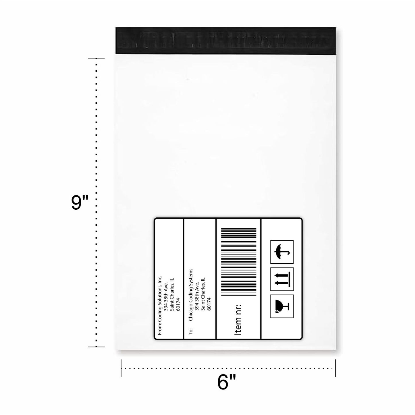 Bundle of 50 Courier Flyers Bag with Pocket - Size 5x8 + 1 inch Flap, 8x11, 7x10, 6x9, 10x12, 12x16,14x18 + 2 inch Flap - Self Sealing Bags - Shipping Envelope - Packing Material - Poly Mailers - E-Commerce