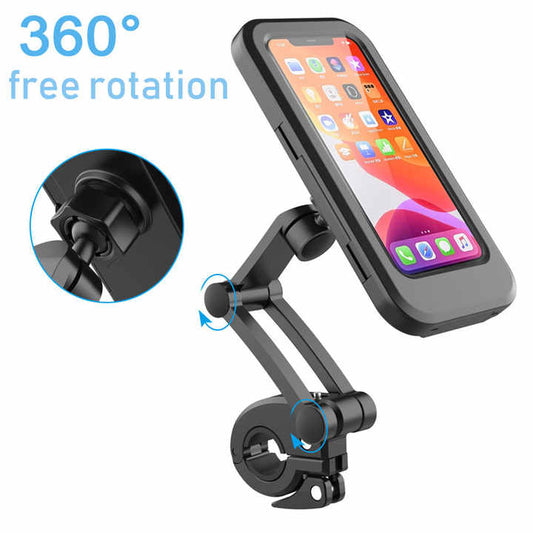 MH07 Mobile Holder – Fully Adjustable, Waterproof & Rainproof Handle Clamp with Joints