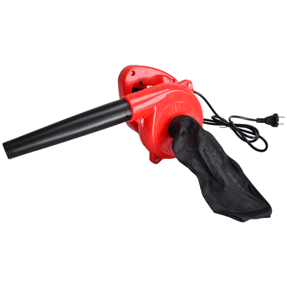 High-Power 2-in-1 Blower & Vacuum Cleaner with 350W & 600W Motor, Washable Dust Bag, and Long Hose Pipe